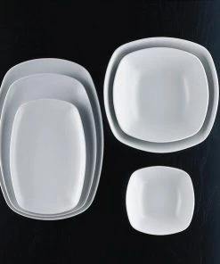 Seltmann Weiden Sketch Dipschälchen Hoch Eckig 4 Cm -WMF Geschäft 05 weiss 32