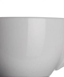 Classic Espressotasse Flach Von Porzellanfabrik Walküre, Weiß