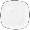 Seltmann Weiden Lido Black Line Kombi-Untertasse Eckig 14,5 Cm