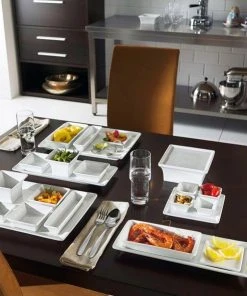 Seltmann Weiden Lukullus Bowl Eckig 16x16x7 Cm -WMF Geschäft 20 weiss 10