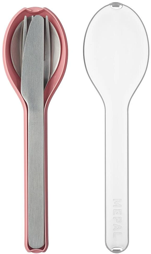 Mepal Besteckset Ellipse 3-teilig - Nordic Pink 3 Mepal Besteckset Ellipse 3-teilig - Nordic Pink