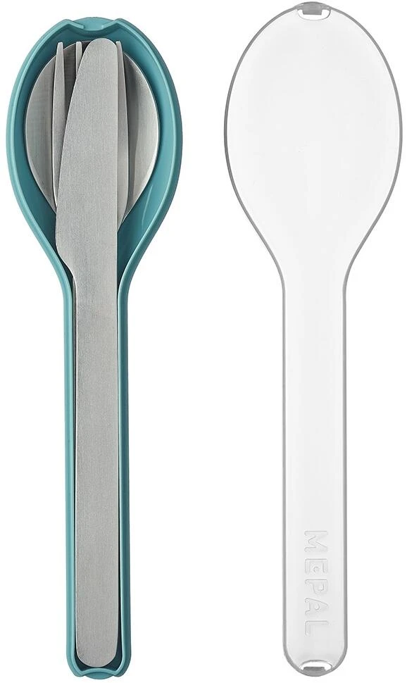 Mepal Besteckset Ellipse 3-teilig - Nordic Green 3 Mepal Besteckset Ellipse 3-teilig - Nordic Green