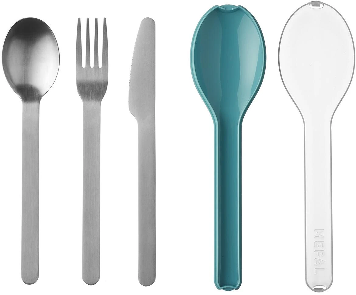 Mepal Besteckset Ellipse 3-teilig - Nordic Green 4 Mepal Besteckset Ellipse 3-teilig - Nordic Green - Image 2