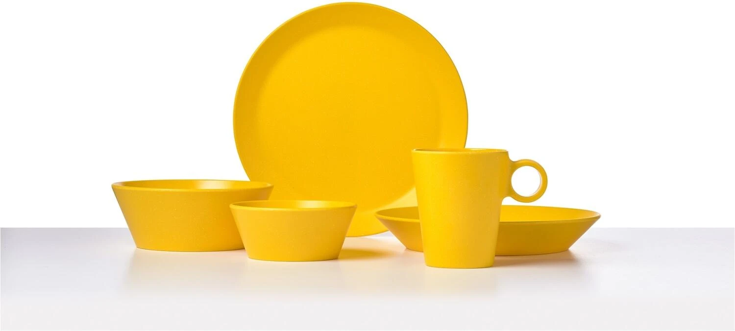 Mepal Suppenteller Bloom 220 Mm - Pebble Yellow 4 Mepal Suppenteller Bloom 220 Mm - Pebble Yellow - Image 2
