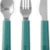 Mepal Kinder-besteckset Mio 3-teilig - Deep Turquoise 2 Mepal Kinder-besteckset Mio 3-teilig - Deep Turquoise -WMF Geschäft 212 108033012400