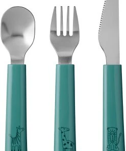Mepal Kinder-besteckset Mio 3-teilig - Deep Turquoise