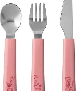 Mepal Kinder-besteckset Mio 3-teilig - Deep Pink