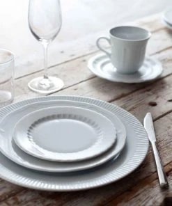 Pillivuyt Tasse Mit Henkel Eclectique In Weiß -WMF Geschäft 215217BL1 515222BL1 215228BL1 2 1 l