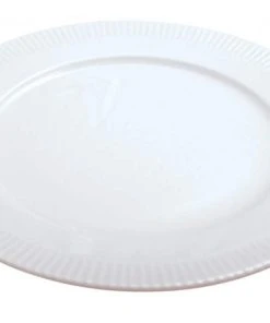 Pillivuyt Teller Flach Eclectique Bordeaux In Weiß