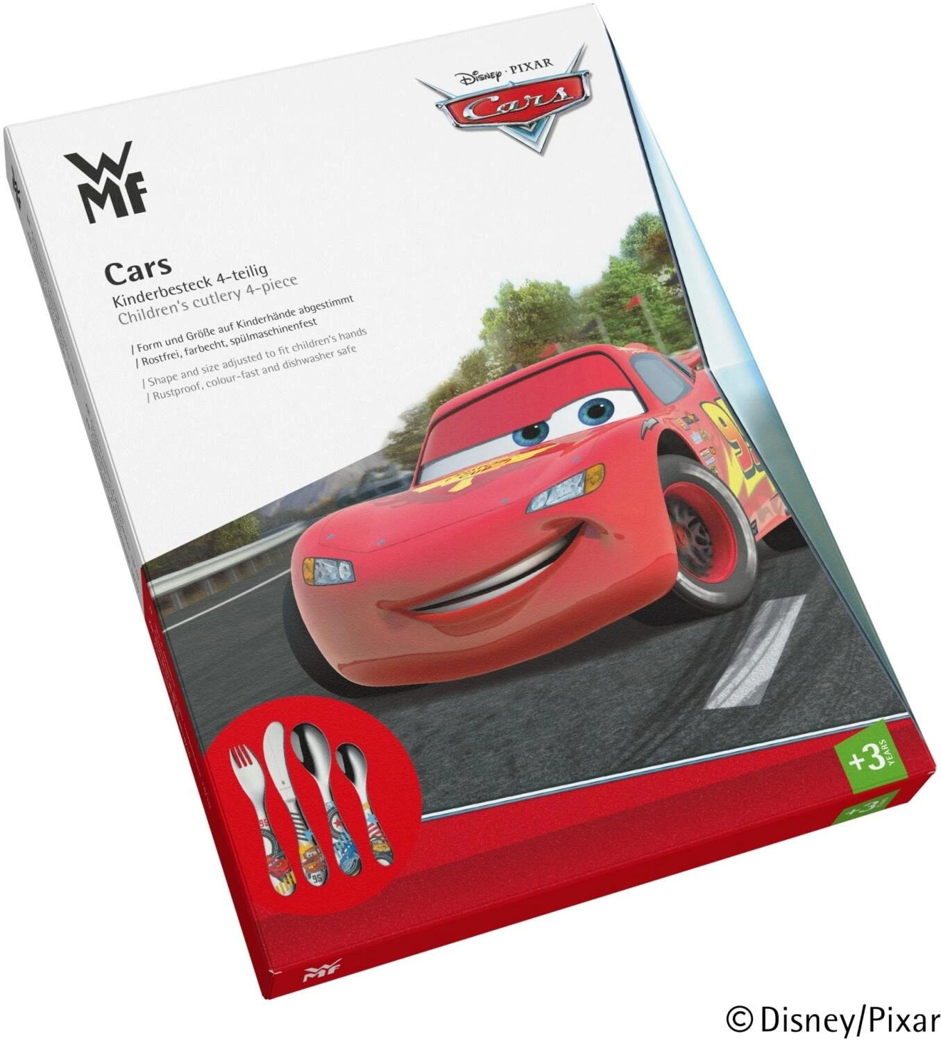 WMF Disney Cars2 Kinderbesteck Set 4-teilig 5 WMF Disney Cars2 Kinderbesteck Set 4-teilig - Image 3