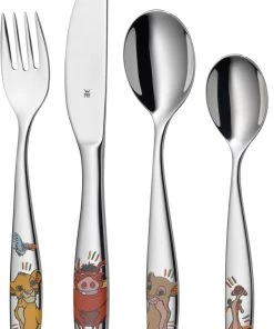 WMF König Der Löwen Kinderbesteck Set 4-teilig