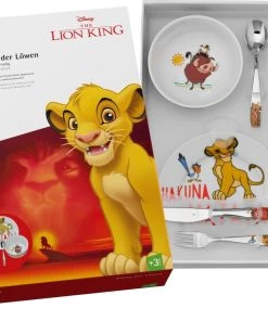 WMF König Der Löwen Kinder Geschirrset 6-teilig -WMF Geschäft 217 12 8604 9964 6000