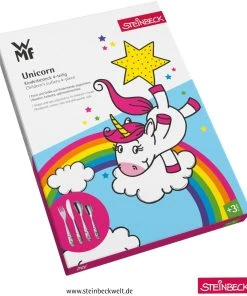 WMF Einhorn Kinderbesteck Set 4-teilig -WMF Geschäft 217 12 8605 6040 6000