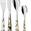 WMF Minions Kinderbesteck Set 4-teilig 2 WMF Minions Kinderbesteck Set 4-teilig -WMF Geschäft 217 12 8607 6040 100