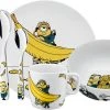 WMF Minions Kindergeschirr Mit Kinderbesteck 7-teilig -WMF Geschäft 217 12 8607 9974 100