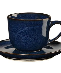 ASA Espressotasse Mit Untertasse Saisons Midnight Blue
