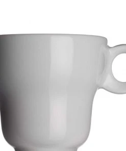 Modern Classic Cappuccinotasse Von Porzellanfabrik Walküre, Weiß