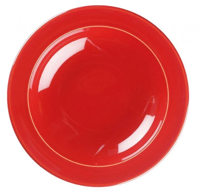 Emile Henry Suppen-/Pastateller In Kirschrot 3 Emile Henry Suppen-/Pastateller In Kirschrot