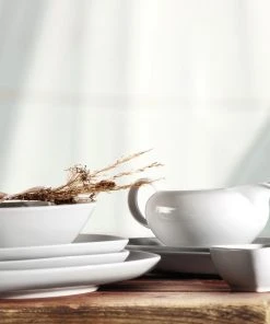 Seltmann Weiden Lido Speiseteller Flach Eckig 26 Cm -WMF Geschäft 33 weiss ta09