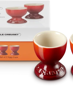 Le Creuset Eierbecher Im 2er-Set Mit Standfuß In Kirschrot -WMF Geschäft 89064000600003 1