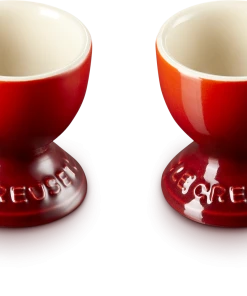 Le Creuset Eierbecher Im 2er-Set Mit Standfuß In Kirschrot