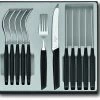 Victorinox Swiss Modern Besteck-Set Mit Tomatenmessern, 12-teilig, Schwarz -WMF Geschäft CUT 6 9093 11W 12 S1