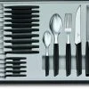 Victorinox Swiss Modern Besteck-Set Mit Steakmessern, 24-teilig, Schwarz -WMF Geschäft CUT 6 9093 12W 24 S1
