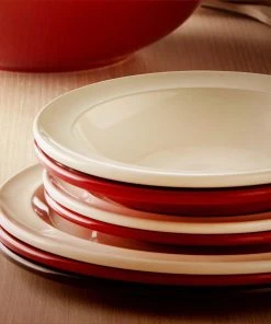 Emile Henry Suppen-/Pastateller In Fusain -WMF Geschäft EH 887X Amb Assiettes Plates Pile A 3