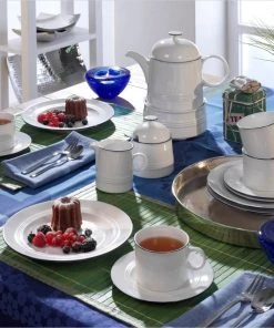 Friesland Porzellan Friesland Suppen-Untertasse JEVERLAND -WMF Geschäft Jeverl kl Brise Tees04 1