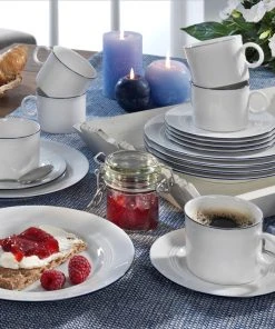 Friesland Porzellan Friesland Obertasse JEVERLAND 10 Friesland Porzellan Friesland Obertasse JEVERLAND -WMF Geschäft Jeverland kl Brise 18tlg 1