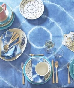 Kahla Tradition Eierbecher Mit Fuß In Blau Saks -WMF Geschäft KAHLA Summer Time blue 2 300DPI 2 l