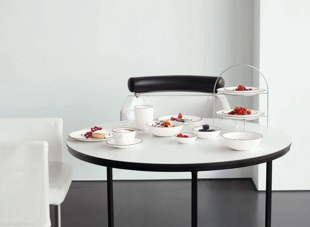 ASA Kaffeetasse Mit Untertasse à Table Ligne Noire 4 ASA Kaffeetasse Mit Untertasse à Table Ligne Noire - Image 2