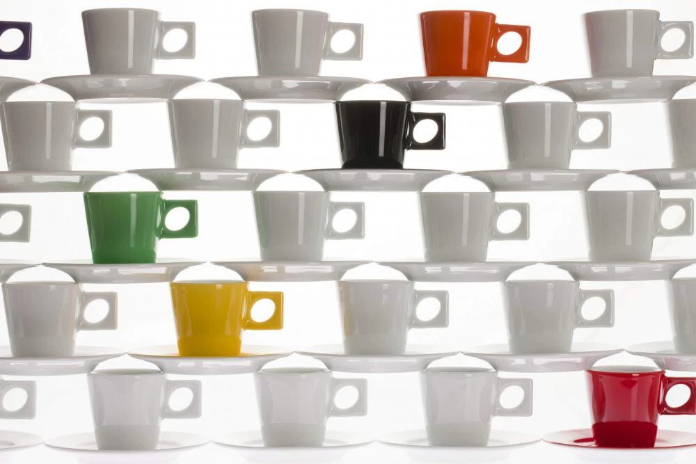 NYNY Cappuccinountertasse Von Porzellanfabrik Walküre, Weiß 6 NYNY Cappuccinountertasse Von Porzellanfabrik Walküre, Weiß - Image 4