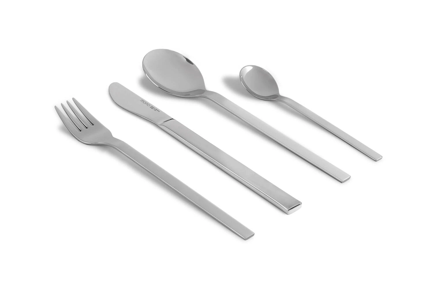 Mono A Besteckset Mit Messer 03, 4tlg. Brillant Poliert 5 Mono A Besteckset Mit Messer 03, 4tlg. Brillant Poliert - Image 3