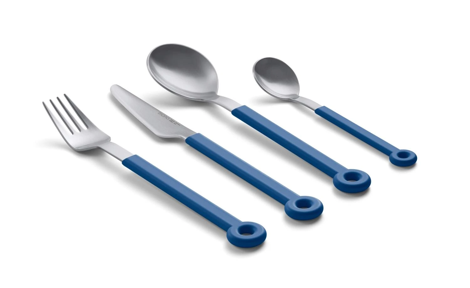 Mono Ring Besteckset In Blau, 4tlg. 4 Mono Ring Besteckset In Blau, 4tlg. - Image 2