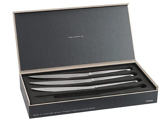 Chroma Type 301 Steakmesserset P-16, 4-teilig 3 Chroma Type 301 Steakmesserset P-16, 4-teilig