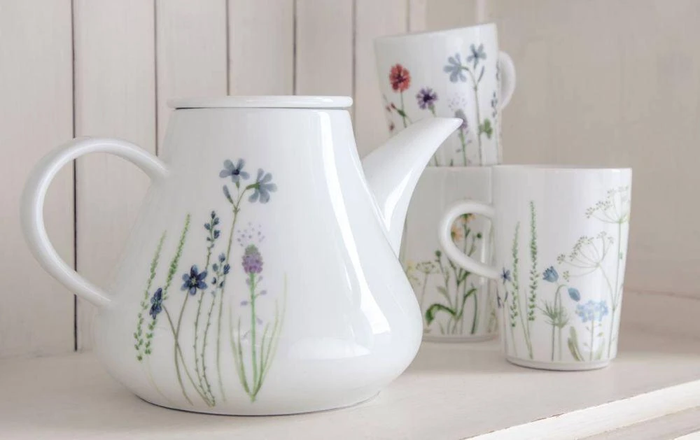 Kahla Magic Grip Wildblume Espresso-Obertasse 0,09 L, Blau-rot 5 Kahla Magic Grip Wildblume Espresso-Obertasse 0,09 L, Blau-rot - Image 3