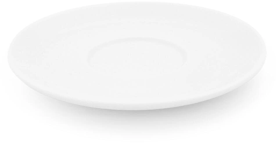 Classic Café Au Lait Untertasse Von Porzellanfabrik Walküre, Weiß 3 Classic Café Au Lait Untertasse Von Porzellanfabrik Walküre, Weiß